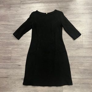 Boden black Ottoman Dress (4L)